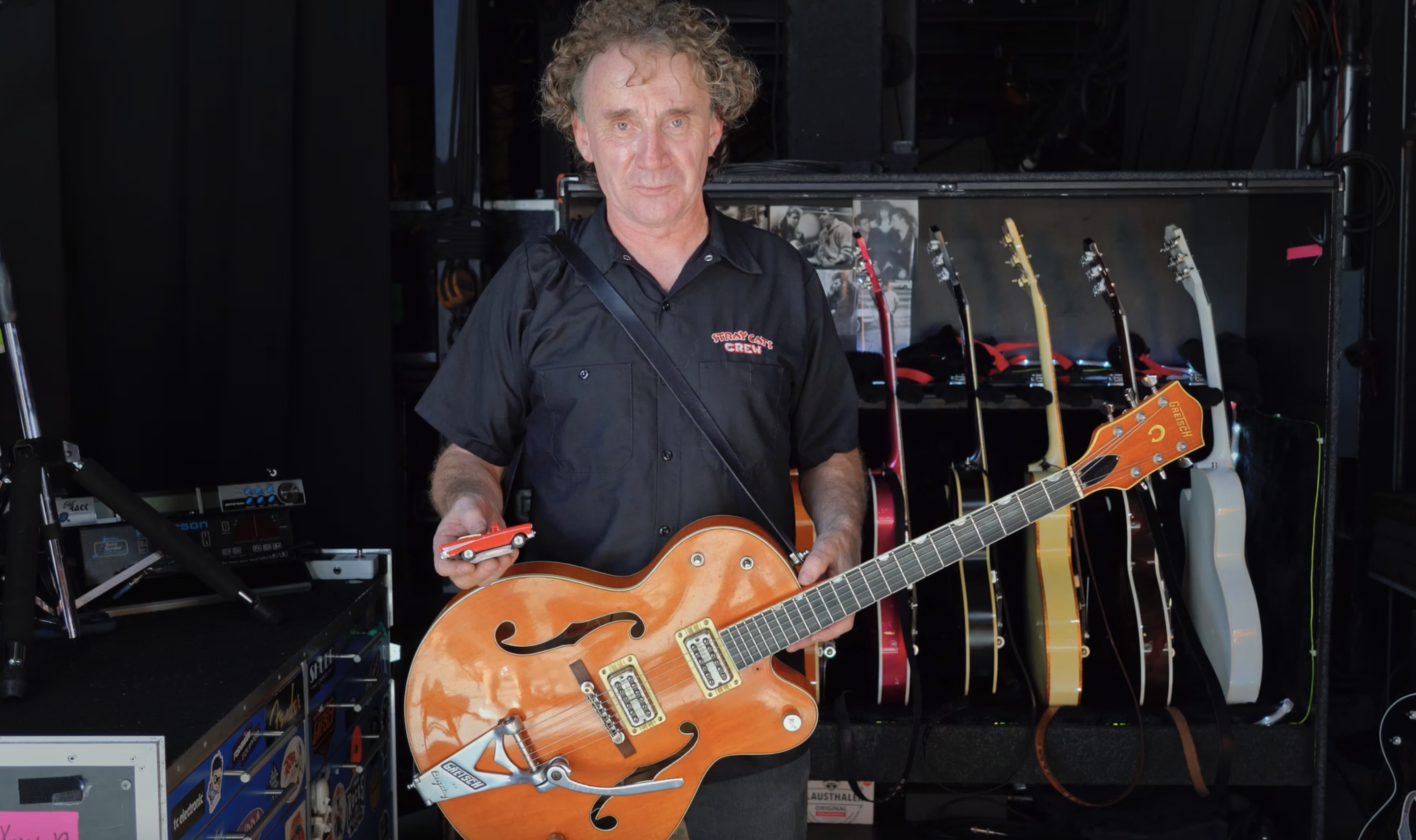 Gretsch Goes Behind-The-Scenes With Brian Setzer's Guitar Tech ...